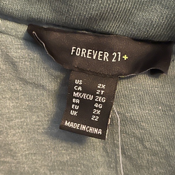 NWT Forever 21 Plus Size Mineral Wash Jacket 2X - Picture 4 of 6